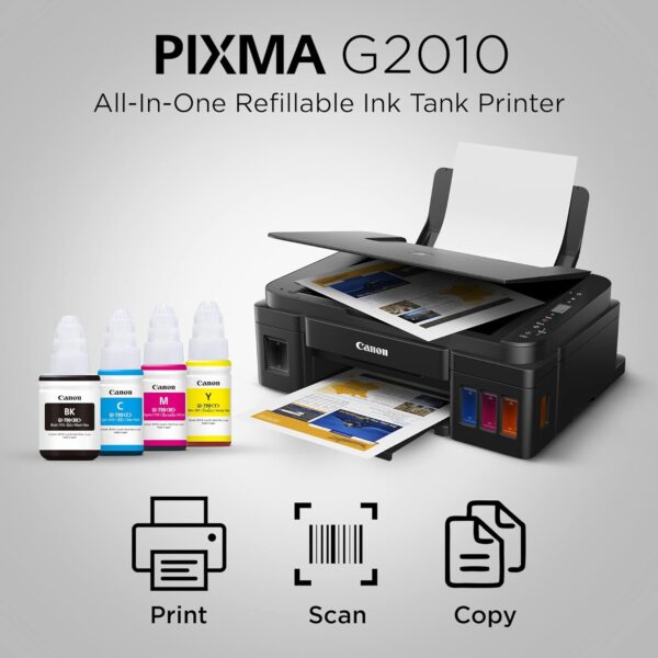 Canon PIXMA MegaTank G2010 All-in-One Ink Tank Colour Printer