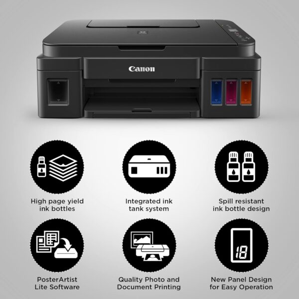 Canon PIXMA MegaTank G2010 All-in-One Ink Tank Colour Printer