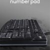 Logitech MK120 Wired USB Keyboard and Mouse Set for Windows, Optical Wired Mouse, Full-Size Keyboard, USB Plug-and-Play, Compatible for PC, Laptop - Black